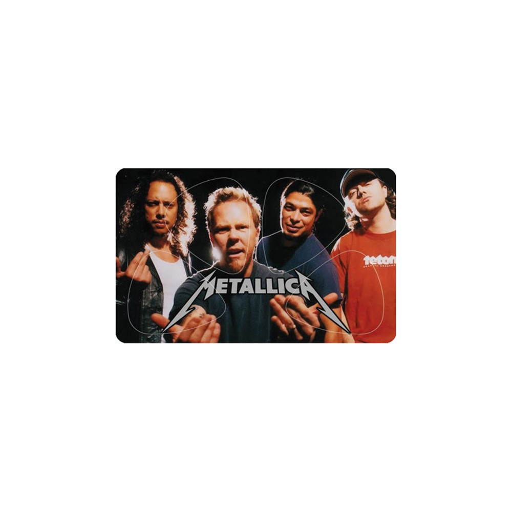 Musicplus - PikCard ®, 4 Médiators Signature Metallica