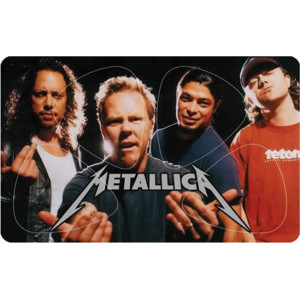 Musicplus - PikCard ®, 4 Médiators Signature Metallica