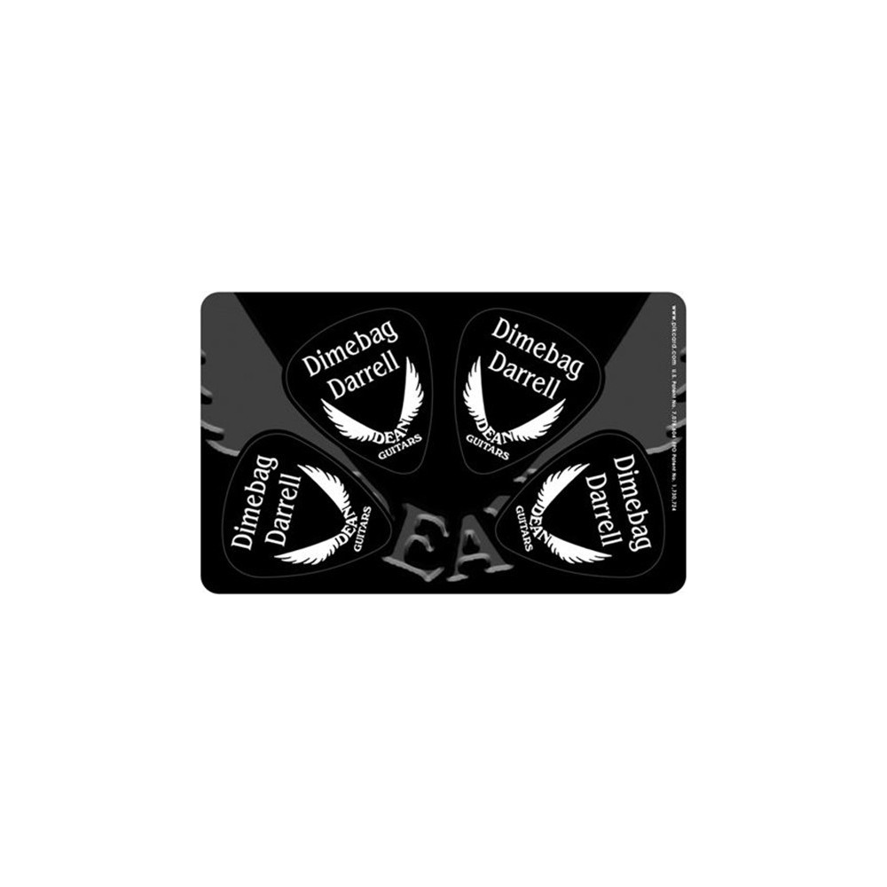 Musicplus - PikCard ®, 4 Médiators Signature Dimebag Darrell