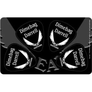 Musicplus - PikCard ®, 4 Médiators Signature Dimebag Darrell