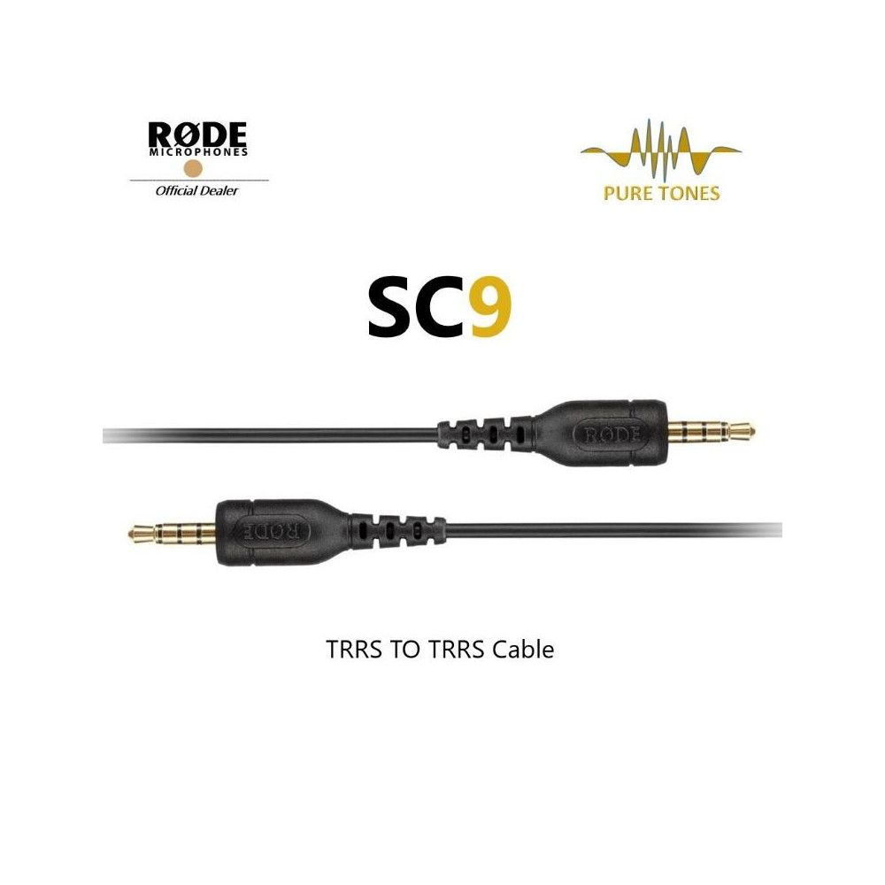Rode - SC9, Câble TRRS à TRRS de 3,5 mm Rode - SC9, Câble TRRS à TRRS de 3,5 mm