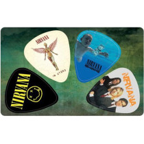 Musicplus - PikCard ®, 4 Médiators Signature Nirvana