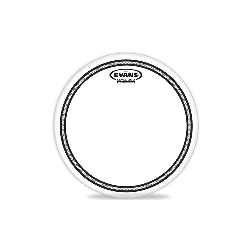 Evans - TT10EC2S, Peau de frappe de tom ECS transparente, 10" Evans - TT10EC2S, Peau de frappe de tom ECS transparente, 10"