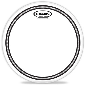 Evans - TT10EC2S, Peau de frappe de tom ECS  transparente, 10"