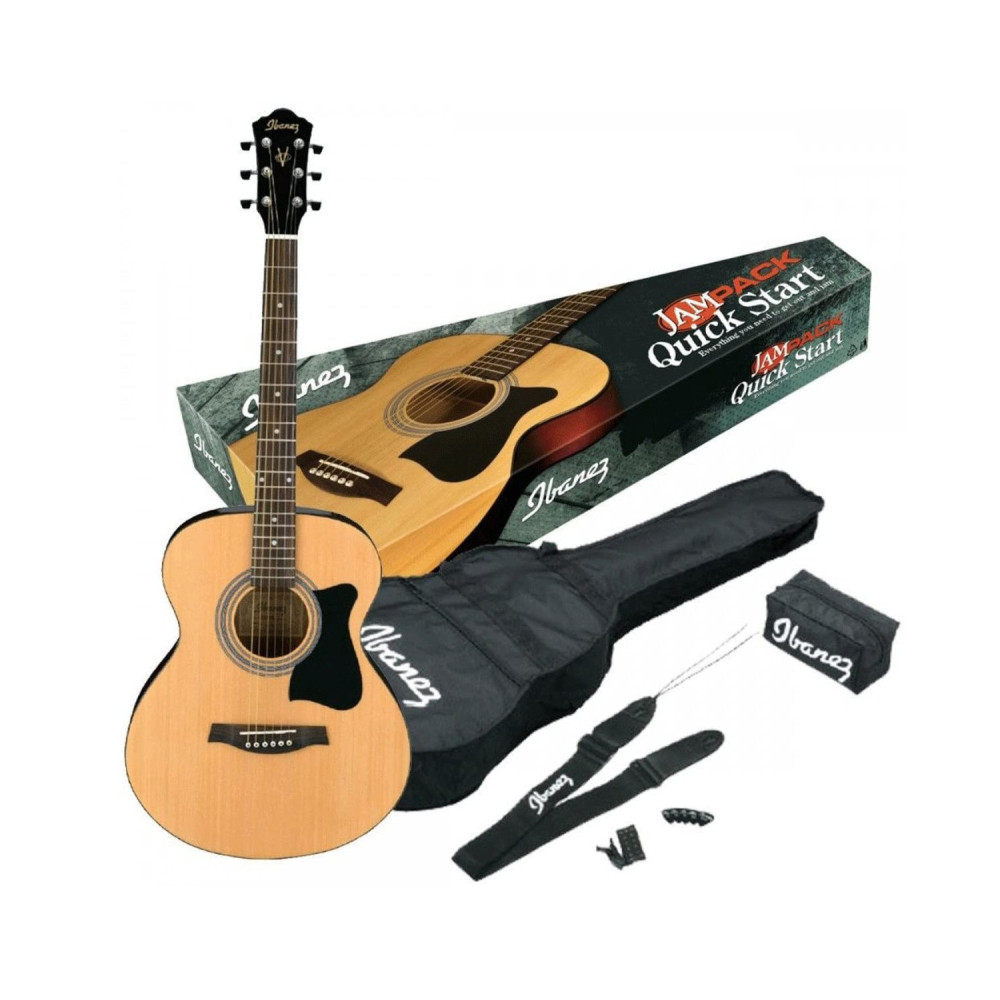 Ibanez - VC50NJP-NT, Pack de Guitare Acoustique