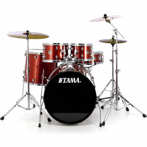 TAMA - RM50YH6-RDS, Rhythm Mate Batterie complète 20'', Red Stream (Cymbales non inclus)