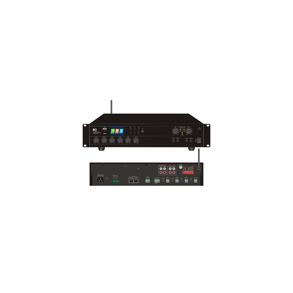 ITC - T-2240UC, Amplificateur de mixage numérique à matrice 4 canaux, 2X240W