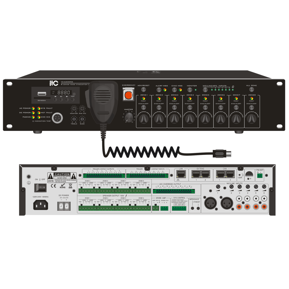 ITC -  VA-6200MA Voice Alarm Controller