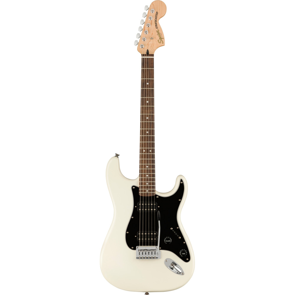 Fender Squier - Affinity Series Stratocaster HH, Blanc olympique Fender Squier - Affinity Series Stratocaster HH, Blanc olympique