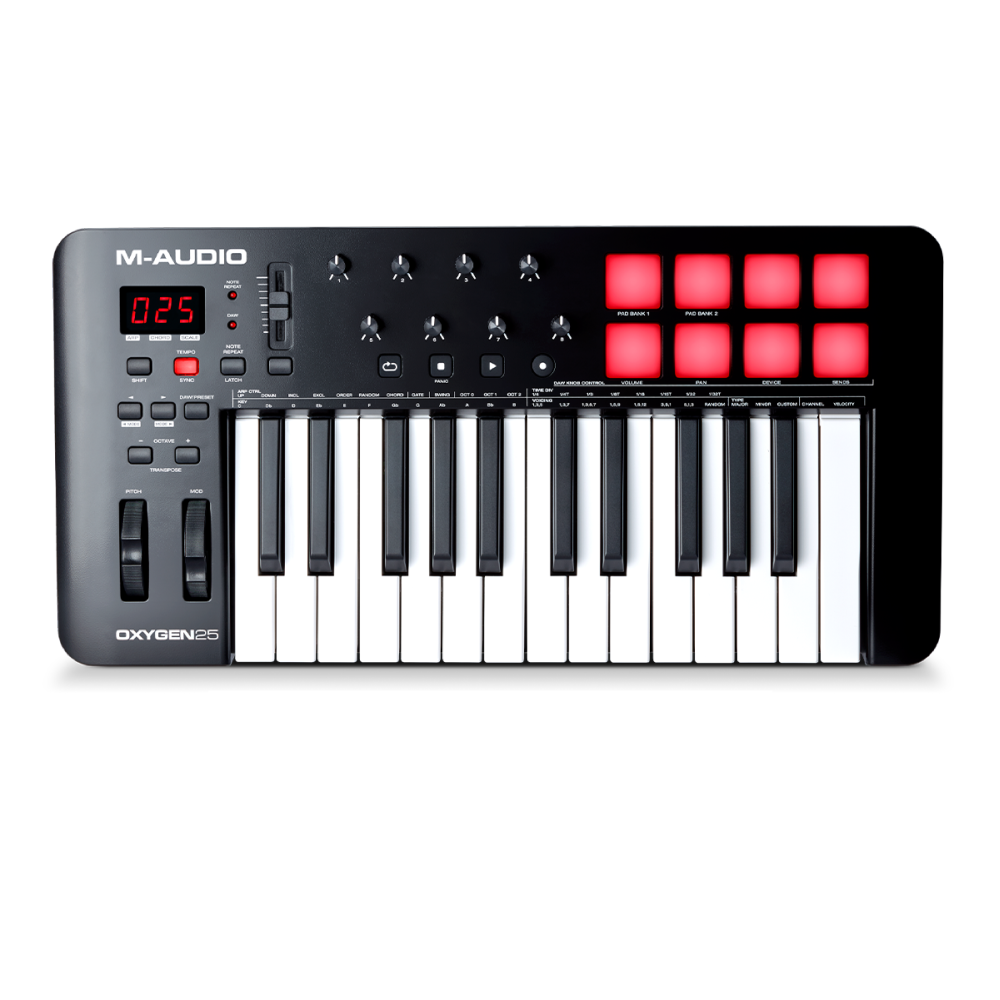 M-Audio - Oxygen 25 MKV, Contrôleur MIDI USB à 25 touches