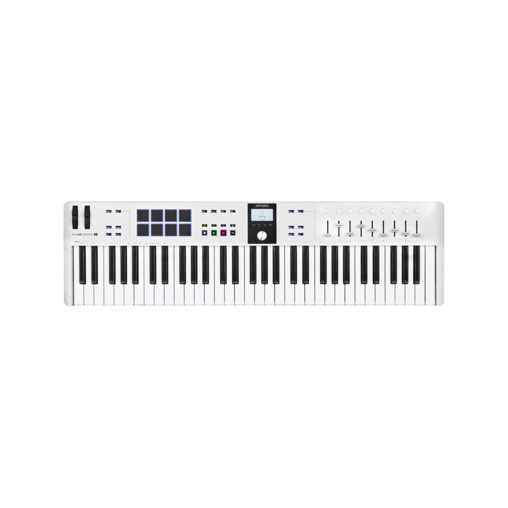 Arturia - KeyLab Essential 61 MK3, Clavier maître USB MIDI 61 notes