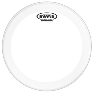 Evans -  BD22GB3, Peau de frappe de grosse caisse EQ3  transparente, 22"
