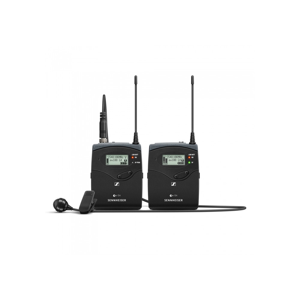 Sennheiser - EW 122P G4-A, Système de micro-cravate sans fil UHF pour caméra Sennheiser - EW 122P G4-A, Système de micro-cravate sans fil UHF pour caméra