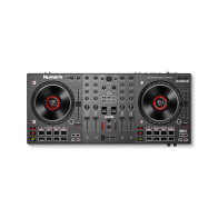 Numark - NS4 FX, Contrôleur DJ 4 canaux professionnel avec faders de volume dédiés