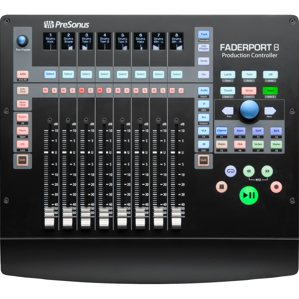 Presonus - FaderPort 8, Contrôleur DAW 8 canaux