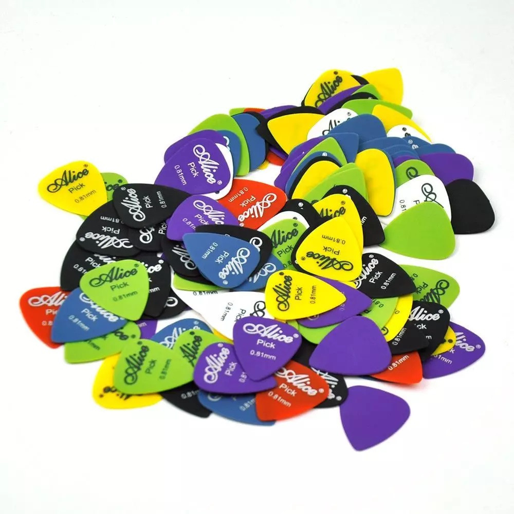 Alice- MED,  Médiator guitare en nylon, medium ( Unité)