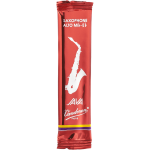 Vandoren - SR261R-1, Pack de 10 Anches Java "Filed - Red Cut" pour Saxophone Alto Mib  - Force 1