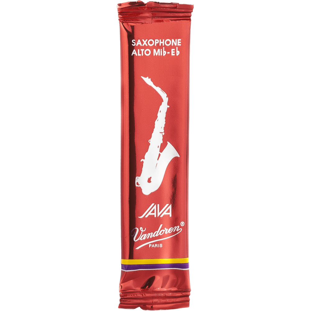 Vandoren - SR263R-1, Anche Java "Filed - Red Cut" pour Saxophone Alto Mib - Force 3 Vandoren - SR263R-1, Anche Java "Filed - Red Cut" pour Saxophone Alto Mib - Force 3