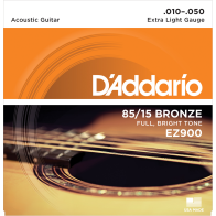 D'Addario - EZ900, Acoustic Guitar Strings Extra Light 10-50