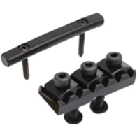 Yellow Parts - EZ1350B, Blocage cordes - Avec clé, noir