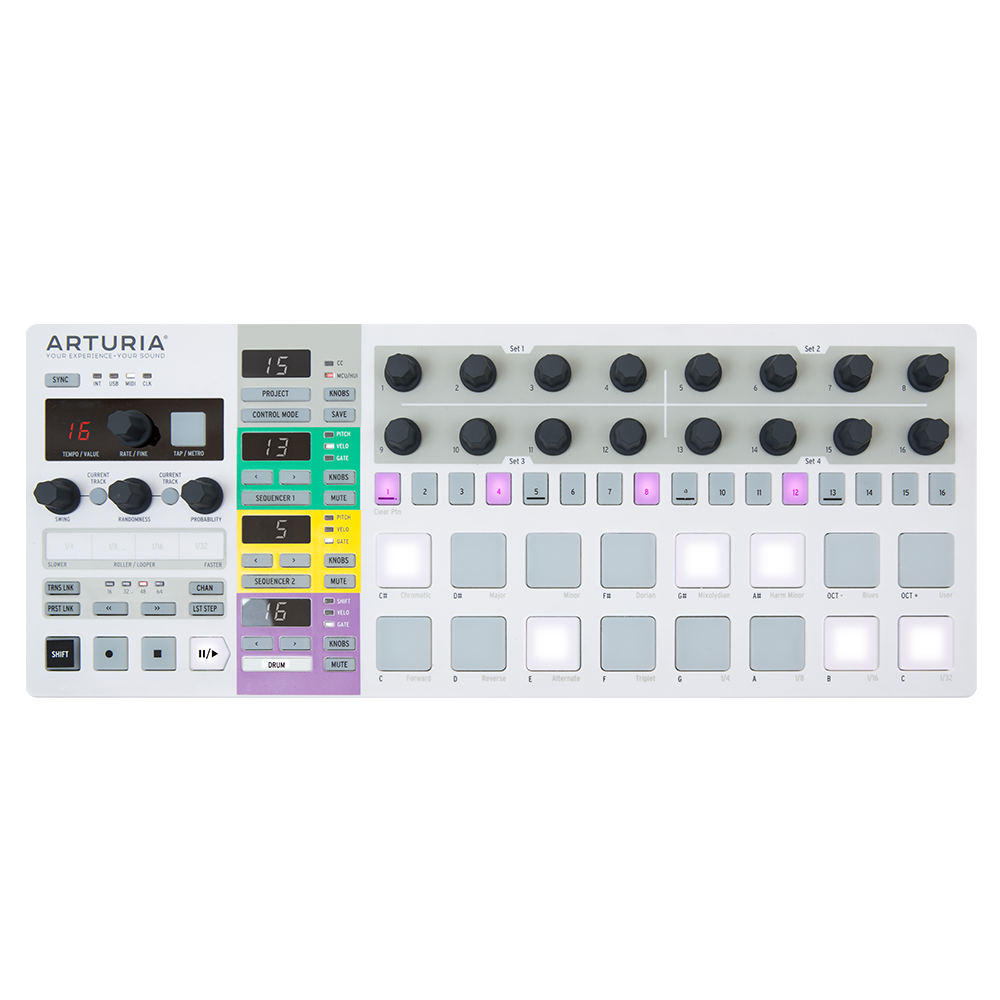 Arturia - BeatStep Pro, Contrôleur MIDI et séquenceur Arturia - BeatStep Pro, Contrôleur MIDI et séquenceur