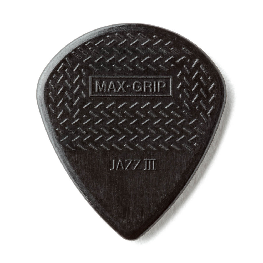 Dunlop - MAX-GRIP® JAZZ III STIFFO PICK Dunlop - MAX-GRIP® JAZZ III STIFFO PICK