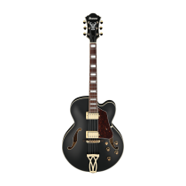Ibanez - AF75G-BKF, 6-String Hollow Body Electric Guitar