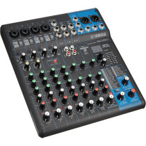 Yamaha - MG10XU, 10-Channel Mixing Console with SPX Effects and 24-bit/192kHz USB Interface - D-PRE Mic Preamps