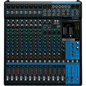 Yamaha - MG10XU, 10-Channel Mixing Console with SPX Effects and 24-bit/192kHz USB Interface - D-PRE Mic Preamps