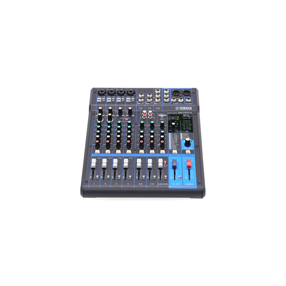 Yamaha - MG10XUF Analog Mixer – 10-Channel, USB Audio, Built-in FX – Great for Live, Studio, Streaming Yamaha - MG10XUF Analog Mixer – 10-Channel, USB Audio, Built-in FX – Great for Live, Studio, Streaming