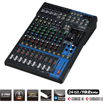 Yamaha - MG12XU, Mixing Console – 12 Channels with USB Audio Interface – Great for Live, Studio, Streaming