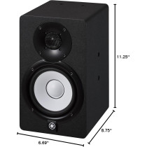Yamaha - HS5I, 5” Powered Studio Monitor – Flat Response – Ideal for Home Studios