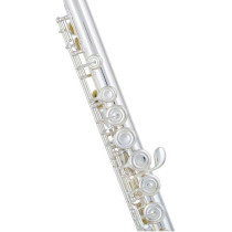 Yamaha - YFL-222, Student Flute – Silver-Plated, C Footjoint, Closed Hole, Offset G – Ideal for Beginners