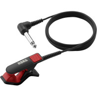 Korg - CM-200-WHBK, Micro Contact pour Accordeur – Microphone à Clip pour Accordage Précis, Noir/Noir