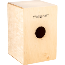 Meinl - SC80BW, Snarecraft Cajon 80 – Burl Wood Faceplate