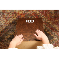 Meinl - SC80BW, Snarecraft Cajon 80 – Burl Wood Faceplate