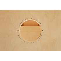 Meinl - SC80BW, Snarecraft Cajon 80 – Burl Wood Faceplate