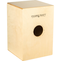 Meinl - SC80HA, Cajon 80 Snarecraft Heart Ash – Cajón with Dual Internal Snare, Baltic Birch
