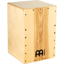 Meinl - SC80HA, Cajon 80 Snarecraft Heart Ash – Cajón with Dual Internal Snare, Baltic Birch