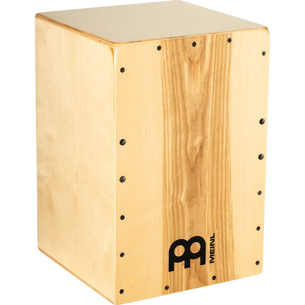Meinl - SC80HA, Cajon 80 Snarecraft Heart Ash – Cajón with Dual Internal Snare, Baltic Birch