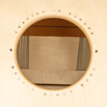 Meinl - SC80HA, Cajon 80 Snarecraft Heart Ash – Cajón with Dual Internal Snare, Baltic Birch