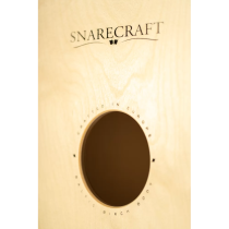Meinl - SC80HA, Cajon 80 Snarecraft Heart Ash – Cajón with Dual Internal Snare, Baltic Birch