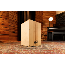 Meinl - SC80HA, Cajon 80 Snarecraft Heart Ash – Cajón with Dual Internal Snare, Baltic Birch