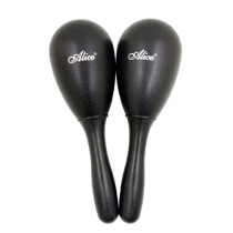 Alice - A043SE-BK, Pair of Maracas, Black