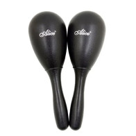 Alice - A043SE-BK, Pair of Maracas, Black