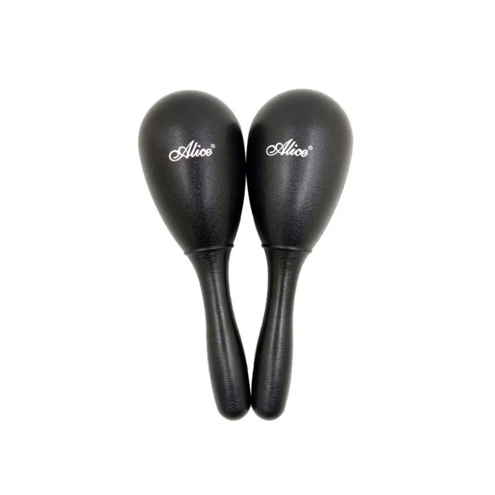 Alice - A043SE-BK, Pair of Maracas, Black