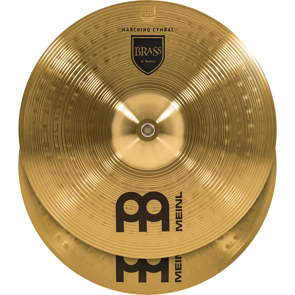 Meinl - MA-BR-16M, 16″ Brass Marching Cymbals Pair