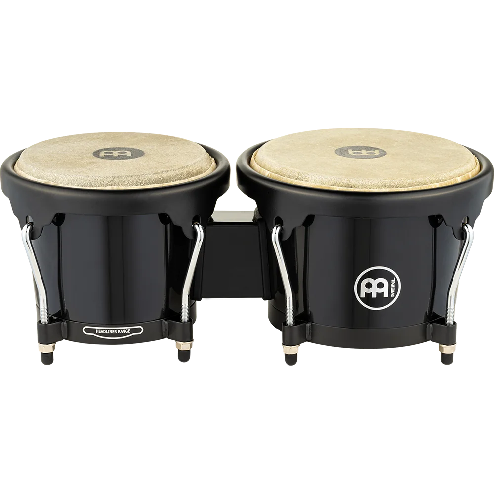 Meinl - HFB100BK, Fiberglass Bongos 6 ¾" & 8", Black Meinl - HFB100BK, Fiberglass Bongos 6 ¾" & 8", Black