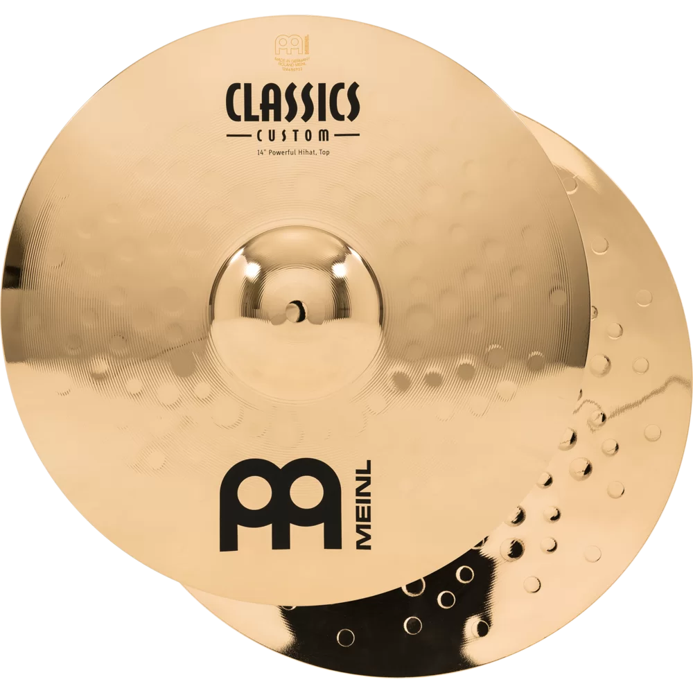 Meinl - CC14PH-B, Classics Custom Brilliant Powerful Hi-Hat, 14″ Meinl - CC14PH-B, Classics Custom Brilliant Powerful Hi-Hat, 14″