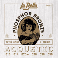 La Bella - 7GPT, Phosphore Bronze – Tirant Medium 10-50